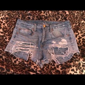 American Eagle Hi Rise Shorts